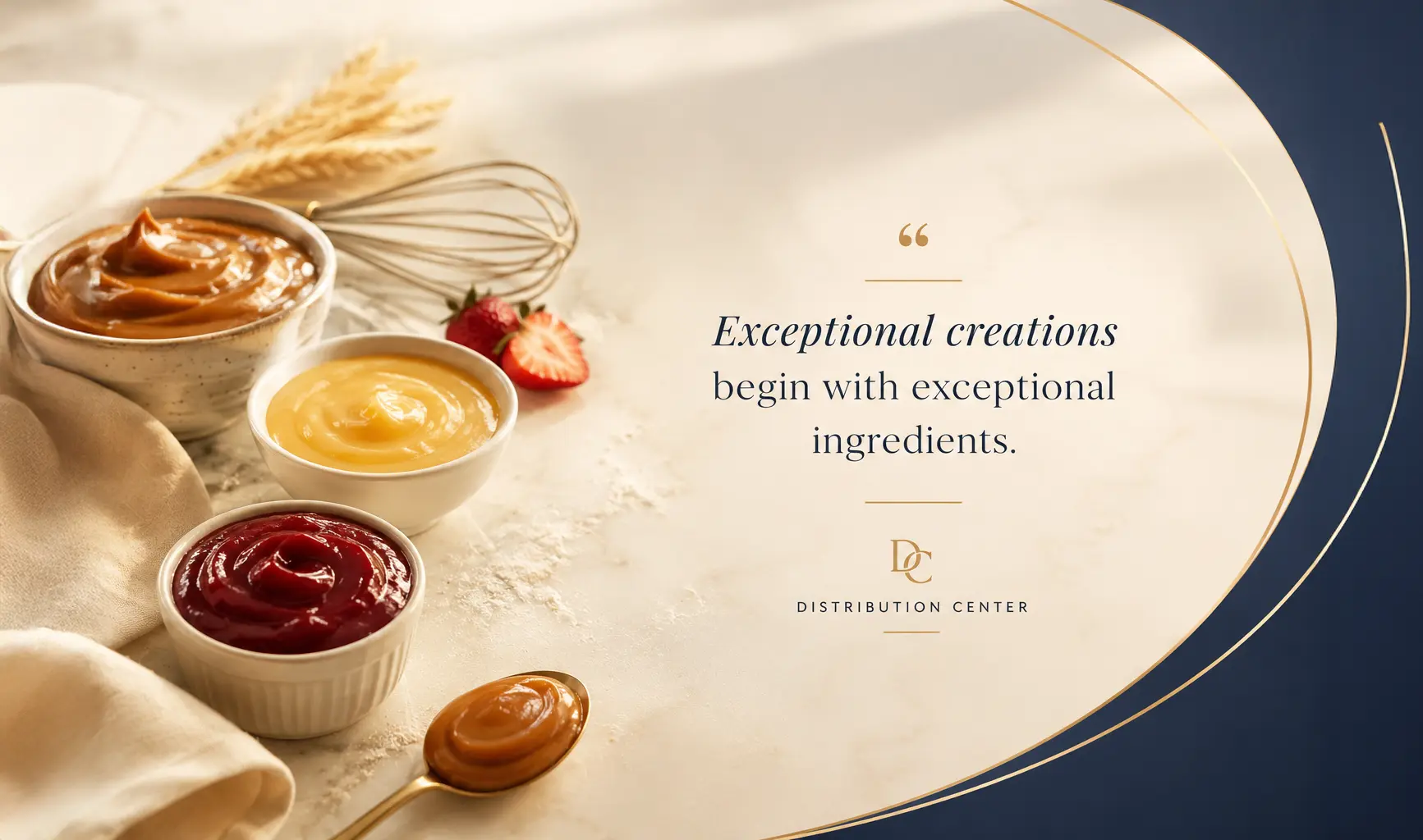 Exceptional creations begin with exceptional ingredients — Distribution Center